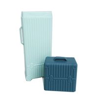 Porta Cepillos o Cubiertos Cartuchera Labrada Verde