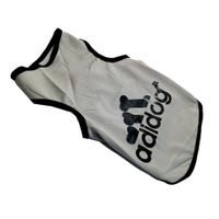 Ropa Para Perro o Gato Polo Manga Cero Gris Talla M
