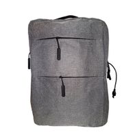Mochila Antirobo Multiuso Conector Usb Porta Laptop o Celular Gris