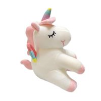 Unicornio Bb Blanco C/Alitas Antialérgico 24cm