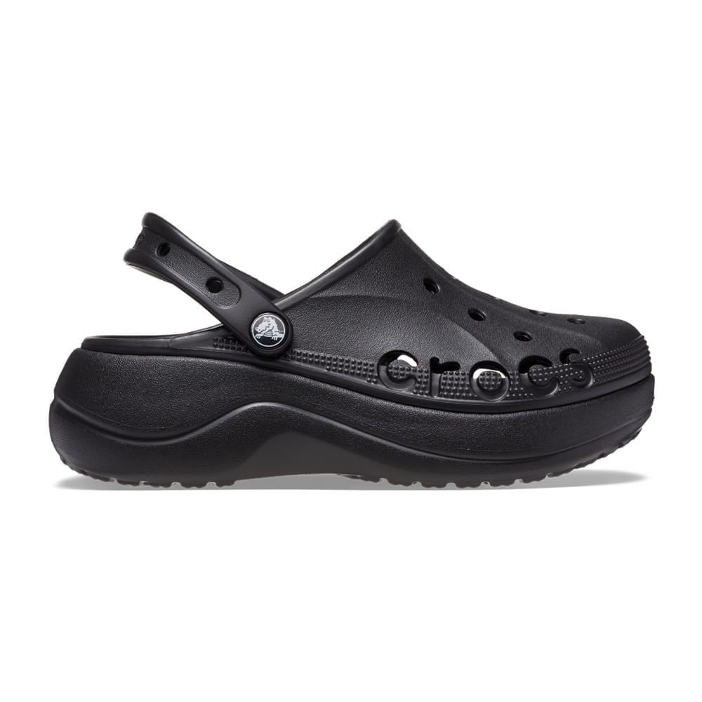 Crocs Mujer Baya Platform Clog Cr208186-001 Negro