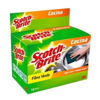 Esponja Verde Scotch Brite Display x15