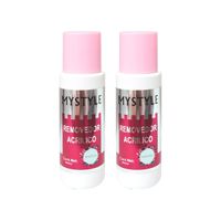 Mystyle Removedor De Acrilico 500ml 2 Unid