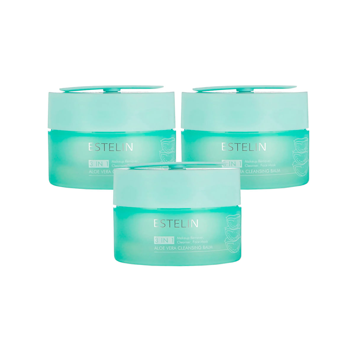 Estelin Balm Makeup Remover Aloe Vera 100 g 3 Uni