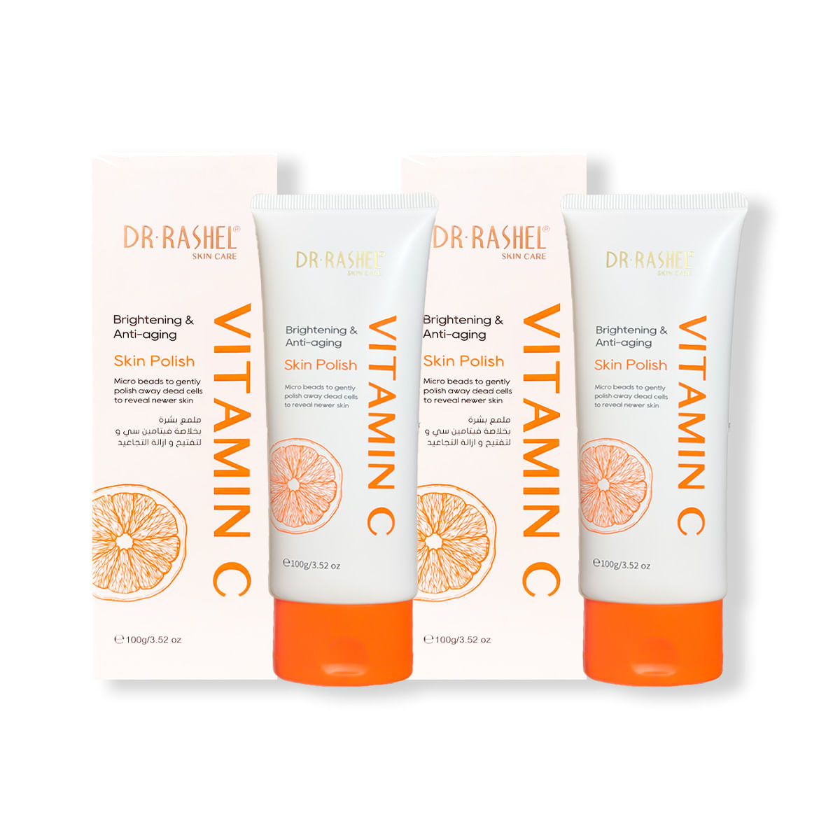 Vitamina C Luminosidad Y Antienvejecimiento 100g Dr Rashel 2 Unid