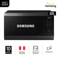 Microondas Samsung 32L Acero Inoxidable Negro - MS32DG4504AGPE