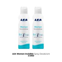 Lea Women Invisible Spray Deodorant 2 Unid