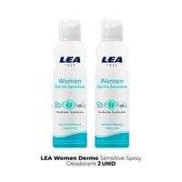 Lea Women Dermosensitive Spray Deodorant 2 Unid