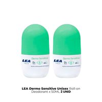 Lea Dermo Sensitive Unisexroll Ondeadorant x50ml 2 Unid