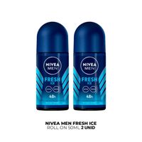 Nivea Men Fresh Iceroll On 50ml 2 Unid