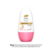 Desodorante Antitranspirante Roll On Tono Uniforme Caléndula 50ml Dove
