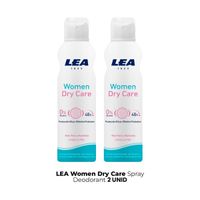 Lea Women Dry Carespray Deodorant 2 Unid