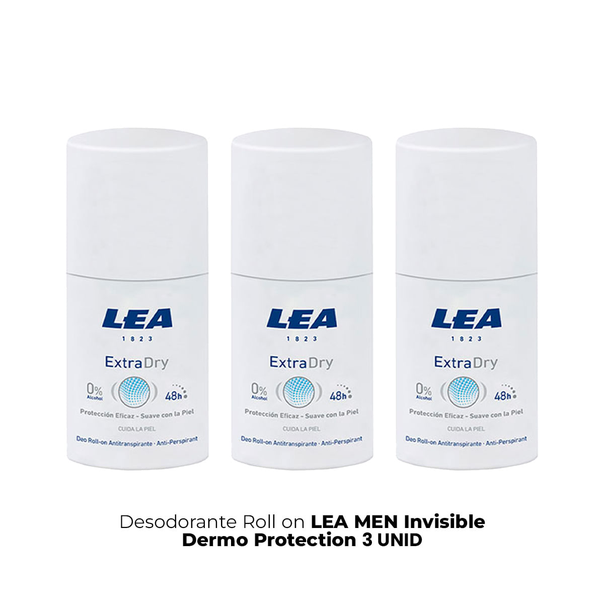 Desodorante Roll Onlea Men Invisible Dermo Protection 3 Unid