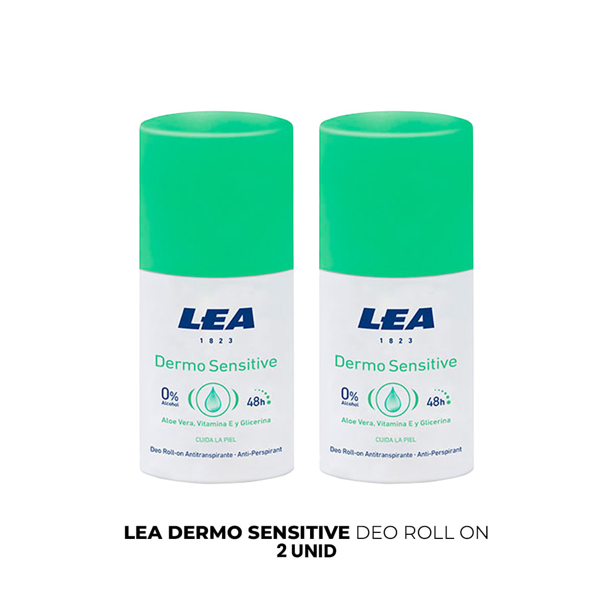 Lea Dermo Sensitive Deo Roll On 2 Unid