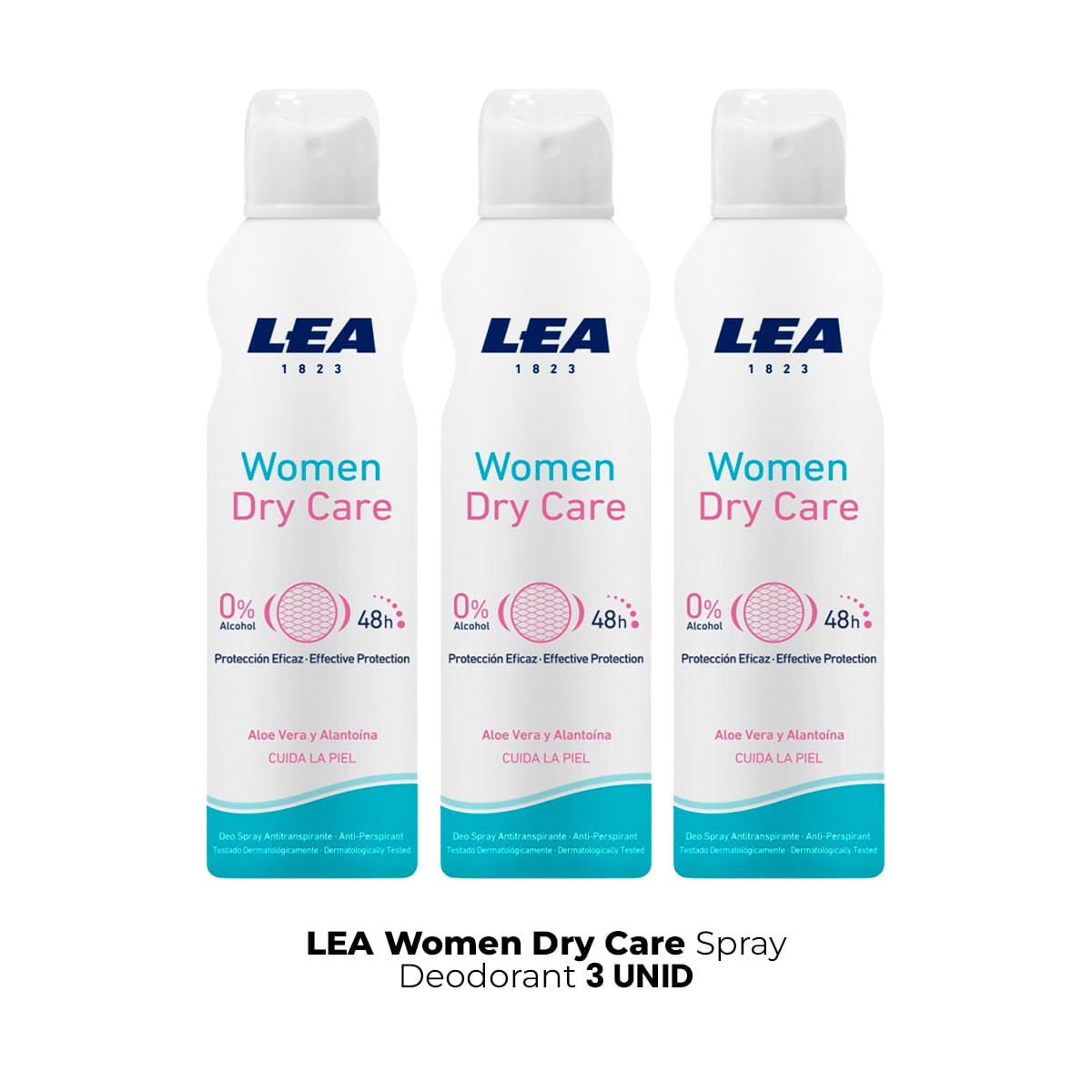 Lea Dermo Sensitive Unisexroll Ondeadorant x50ml 3 Unid