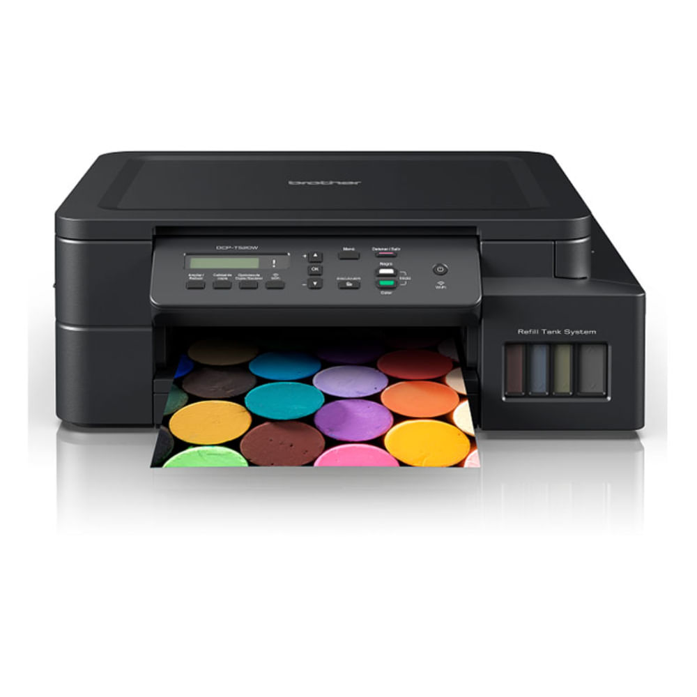 Multifuncional Brother DCP-T520W Inalámbrica con Sistema de Tinta Continua y Alta Resolución