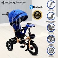 Triciclo Guiador Baby Happy «MAXSUS» Azul