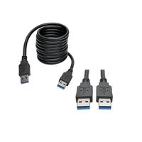 Cable USB 3.0 Tripp-Lite U320-006-BK SuperSpeed A-A,1.83 mts 28-24 AWG