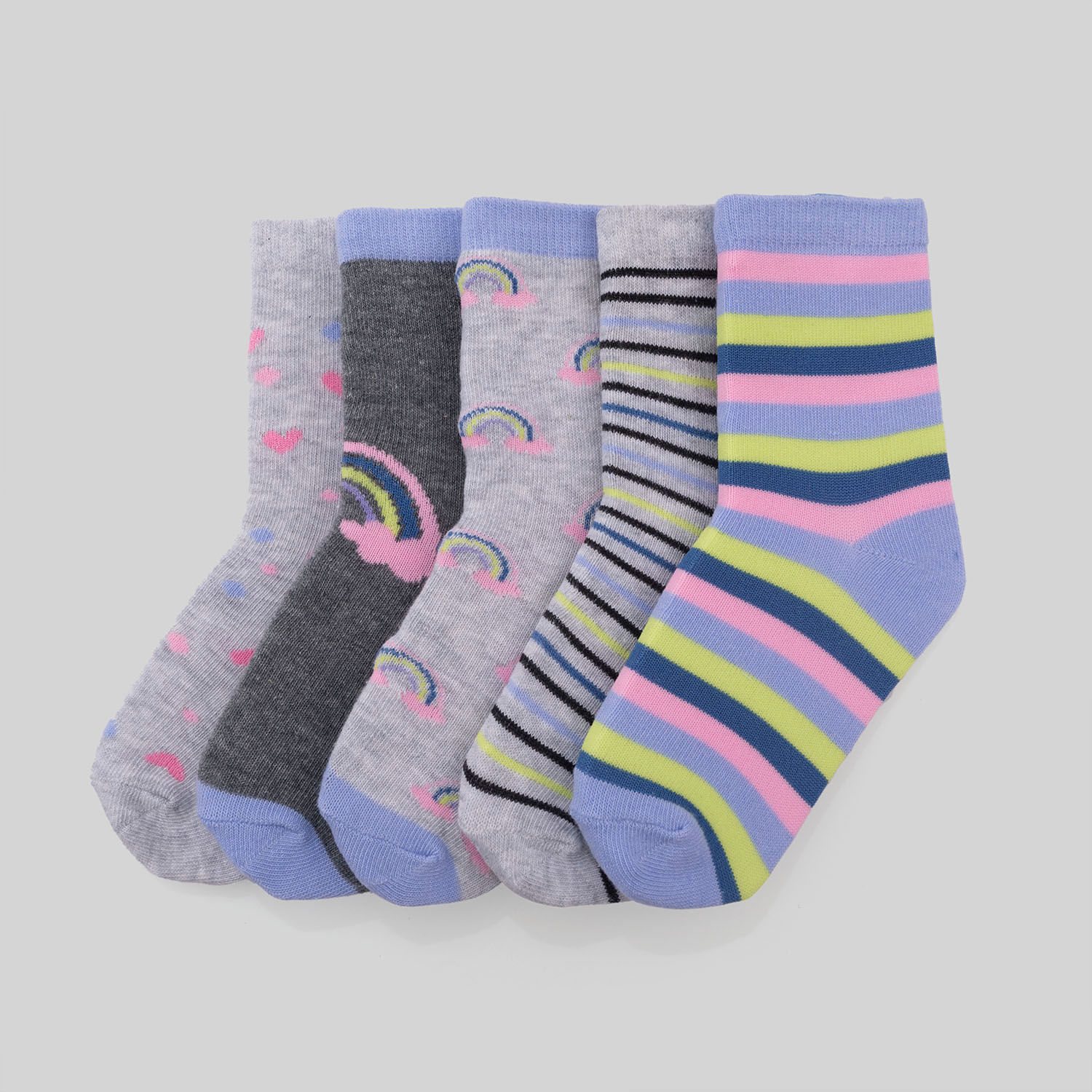 Medias Pack X5 Para Niña Circus Altas