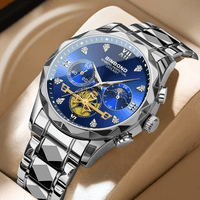 Reloj BINBOND para Hombre - Acero - Azul/Plata