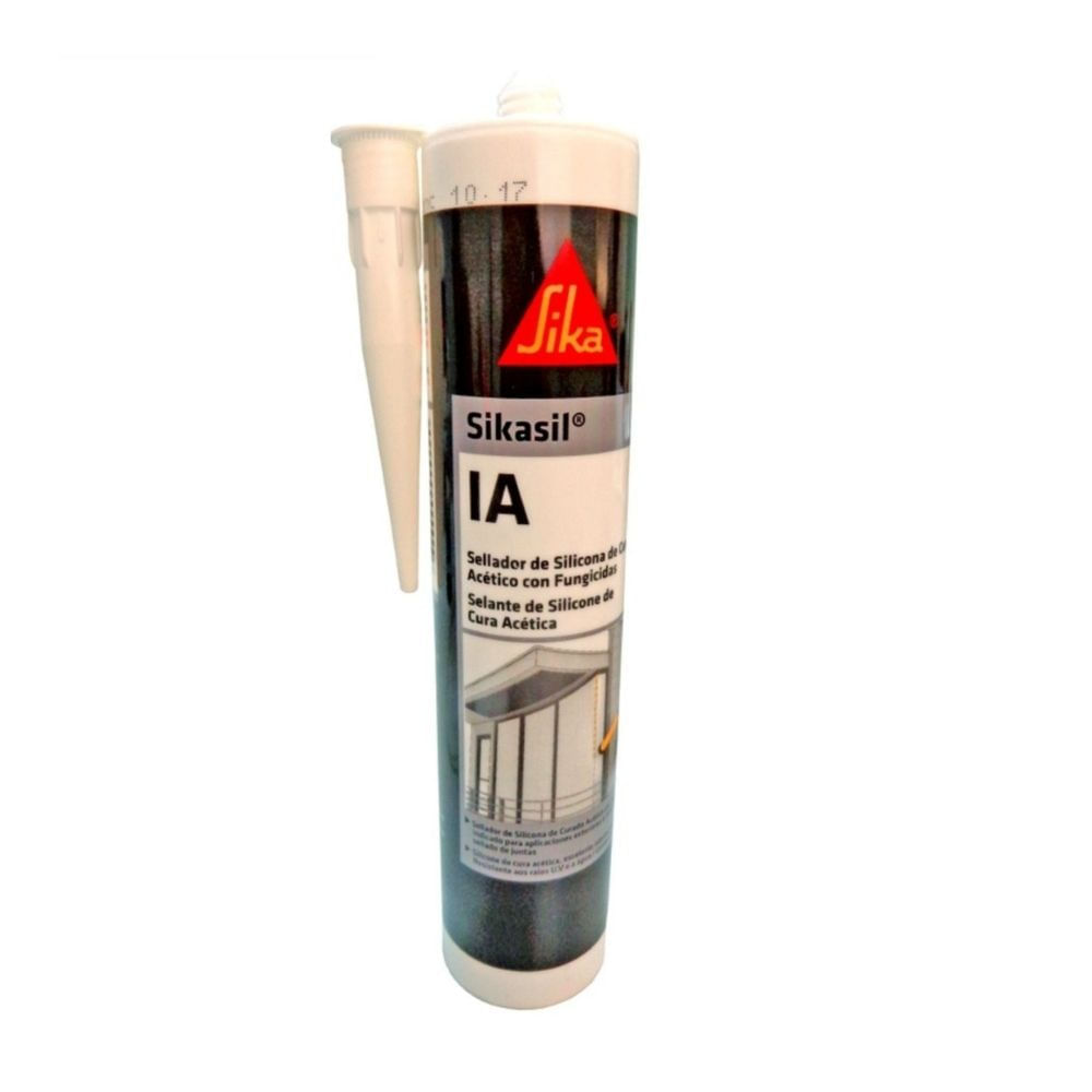 Sellante de Silicona Acética con Fungicidas Sikasil IA Blanco 280ml