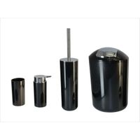 Set de sobreponer + papelera Orange Negro