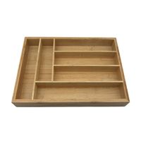 Organizador Cubiertos Madera 37x27cm Orange