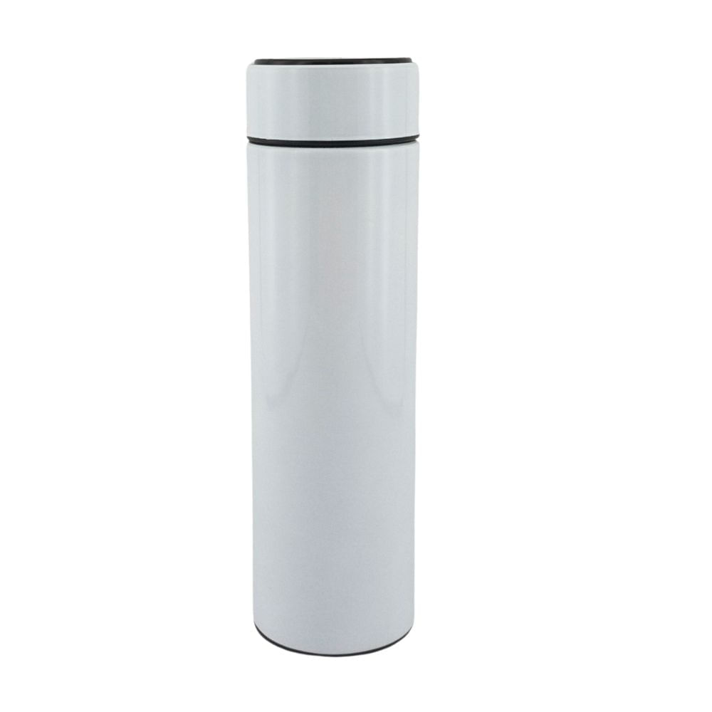 Termo con medidor 500ml Blanco Orange