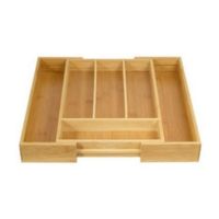 Organizador extensible Madera Orange