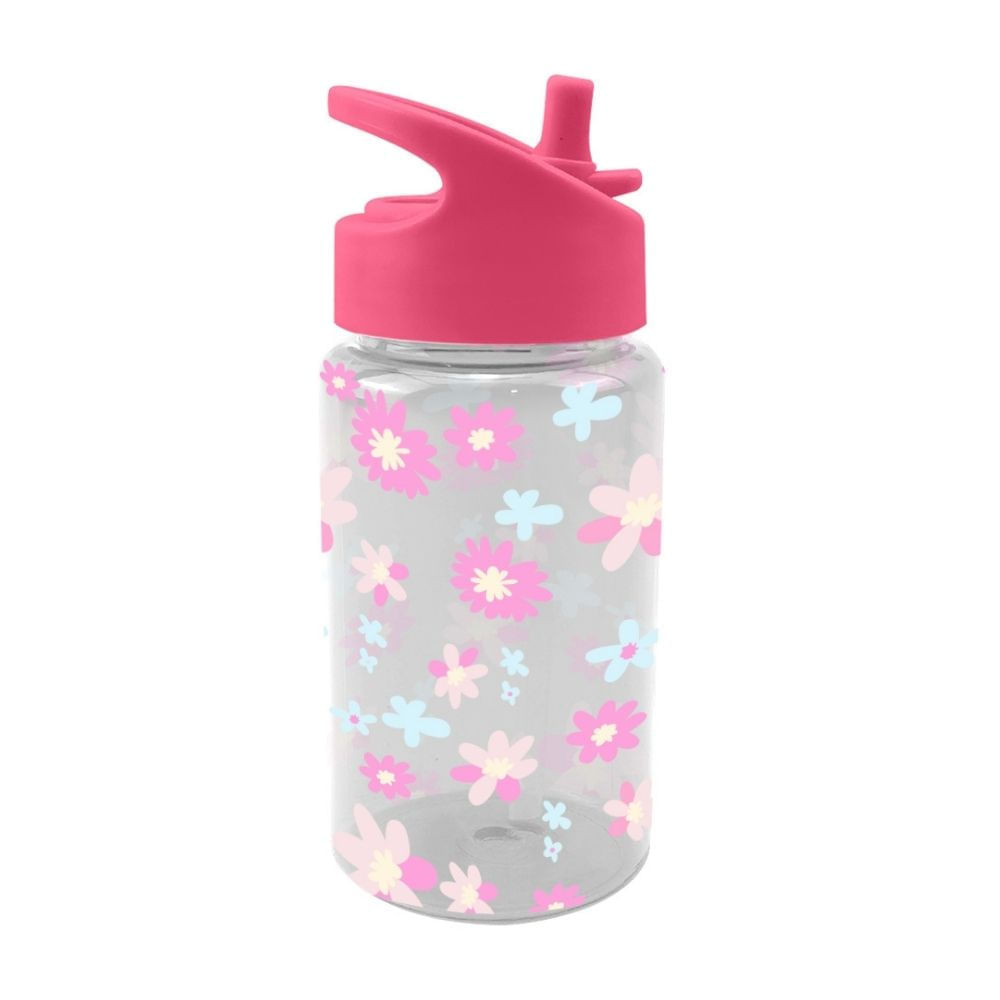 Botella Kids Flowers 500ml Orange