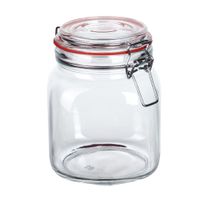 Frasco de Vidrio Hermético 1000ml Orange