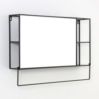 Espejo de Baño con Repisa Metal Niveles 40x60cm Orange