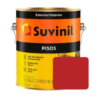 Pintura para pisos Suvinil Rojo 3.6 litros