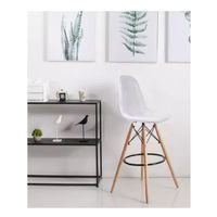 Banqueta Alta estilo Nórdico Amadeus color Blanco TU MESITA