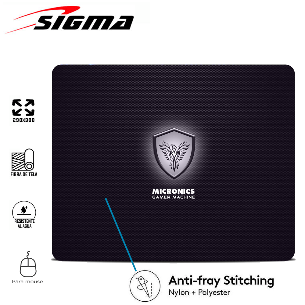 PAD MOUSE SIGMA SIG X3 DRAGON ROJO