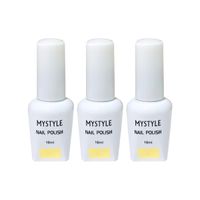 Mystyle Esmalte En Gel Blanco 16ml  3 Unid