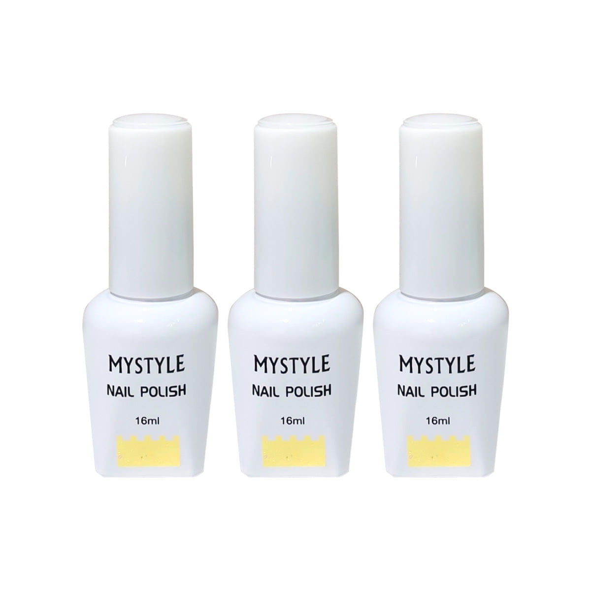 Mystyle Esmalte En Gel Blanco 16ml 3 Unid