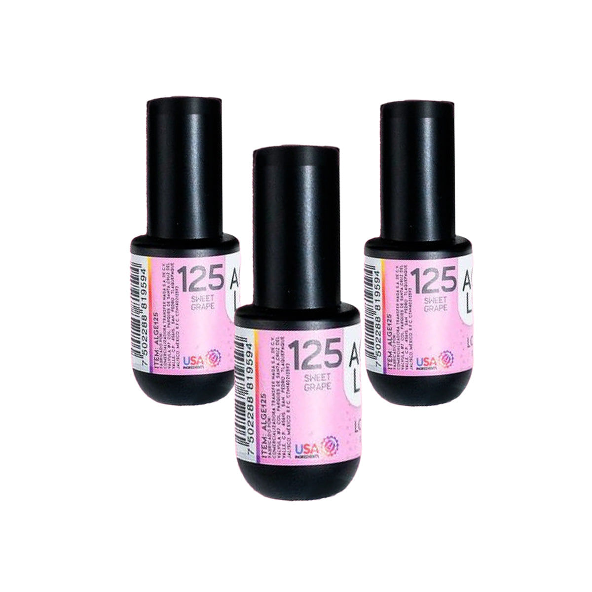 Acry Love Esmalte Gel Uv Sweet Grape 3 Unid