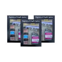 Mystyle Kit Principiante De Acrilico 3 Unid