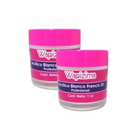 Wapizima Polvo Acrilico Blanco French 1Oz 2 Unid