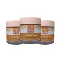 Wapizima Polvo Acrilico Brown Cover 2Oz 3 Unid
