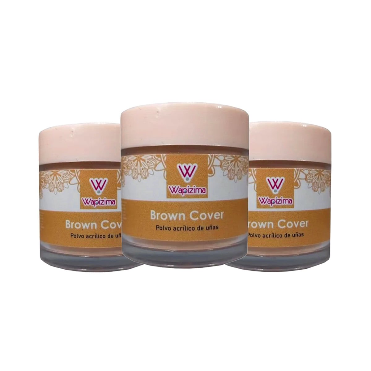 Wapizima Polvo Acrilico Brown Cover 2Oz 3 Unid