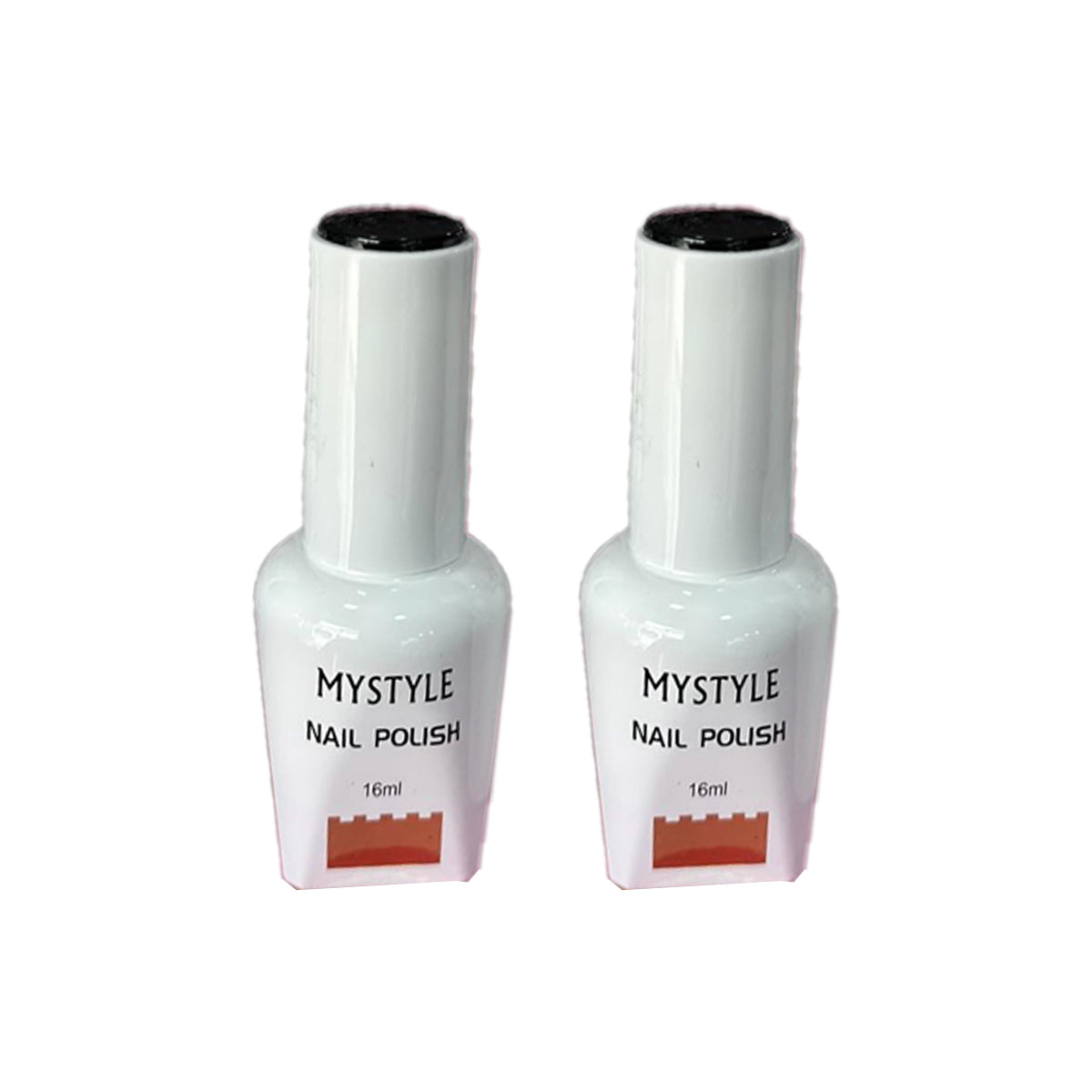 Mystyle Esmalte En Gel Negro 16ml 2 Unid
