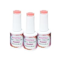 Mystyle Esmalte Rubber 12ml 3 Unid