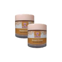 Wapizima Polvo Acrilico Brown Cover 2Oz 2 Unid