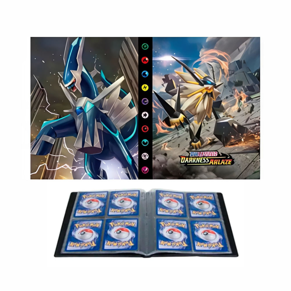 Pokemon Folder 4 Bolsillos 240 Cartas Solgaleo
