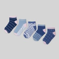 Pack X5 Medias Mujer Hypnotic Talonera Print