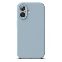 Case para iPhone 16 Silicon Magnetic, con MagSafe para carga inalámbrica, para accesorios magnéticos, Azul