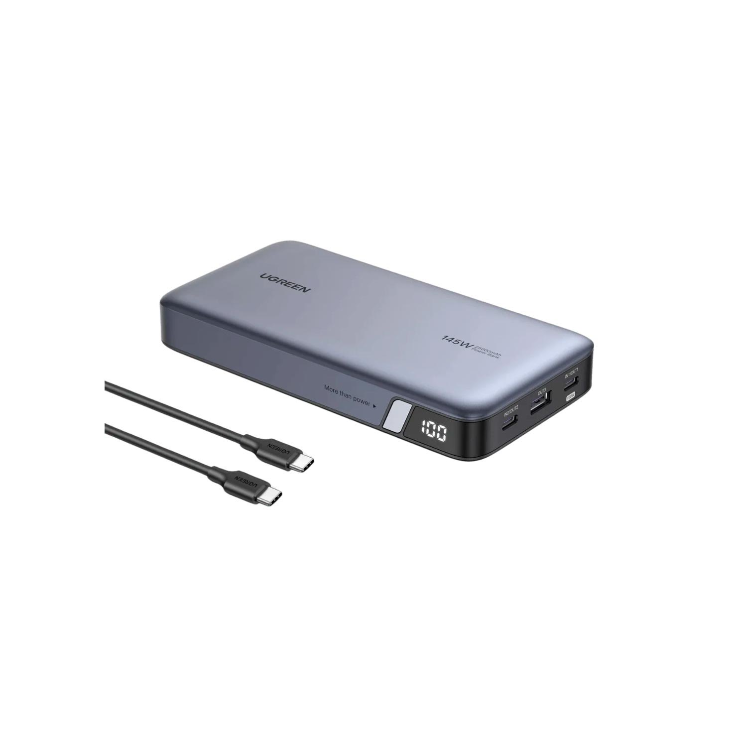 Powerbank Ugreen 25000mAh 3 Puertos 145W Carga Rapida PB205 90597A