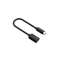 Adaptador OTG Genius ACC-C2AC USB-C a USB-A 21cm Negro